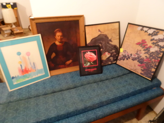 6 Misc framed prints...