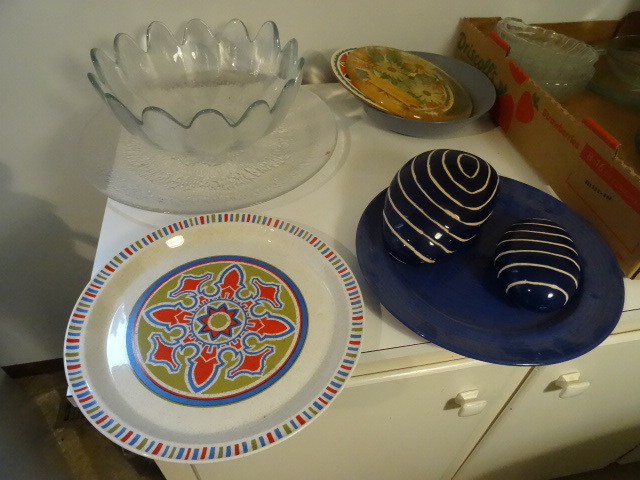 Misc dishware. Decorative items...