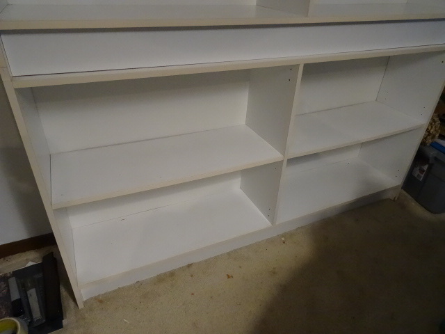 2 bookcases. 58 x 12 x 30...