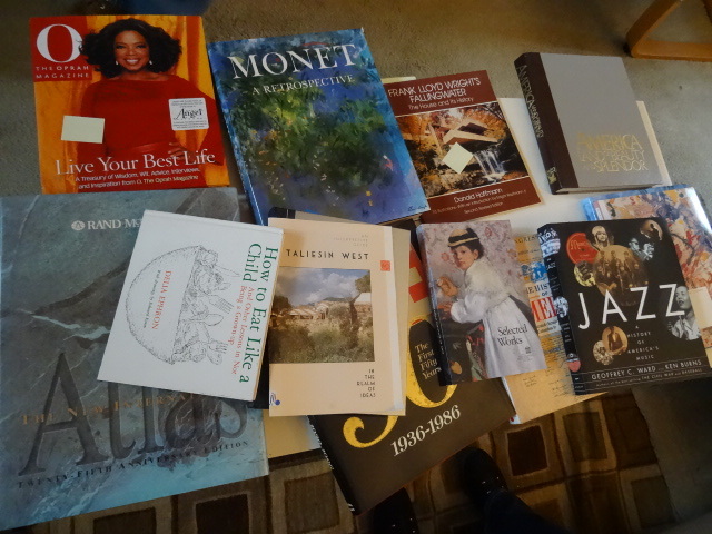 Misc cofee table books...