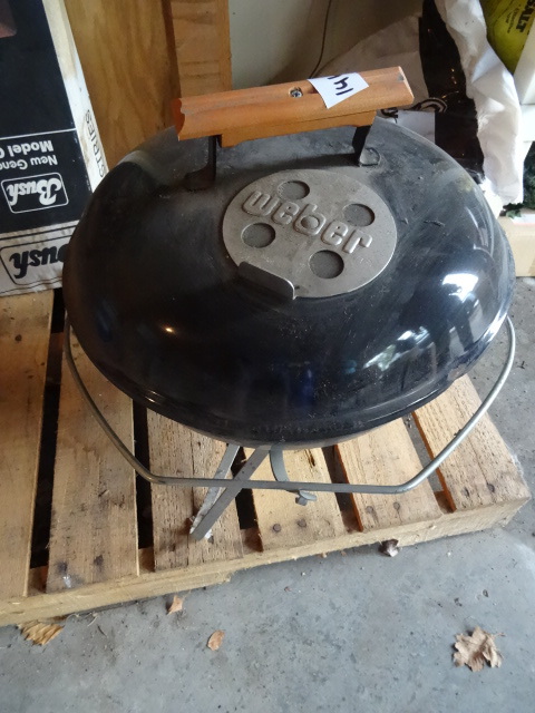 Weber mini charcoal grill...