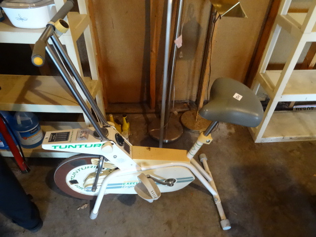 Exercise bike. ...