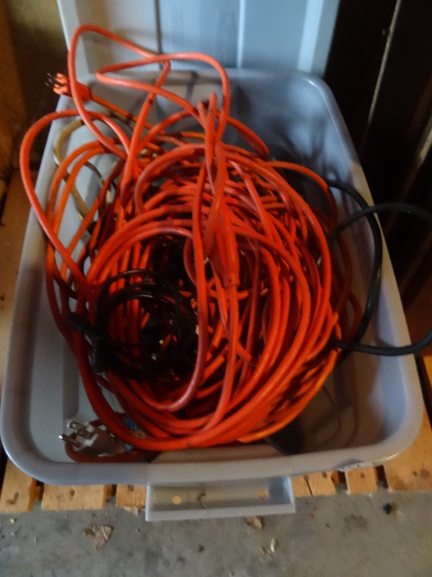 Extension cords...