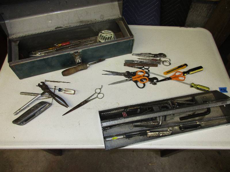 Craftsman tool box with tools...
