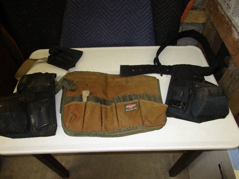 2 tool belts and bucket boss...