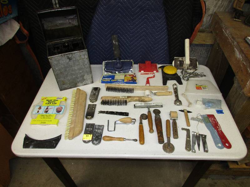 Painting and wall paper tools...