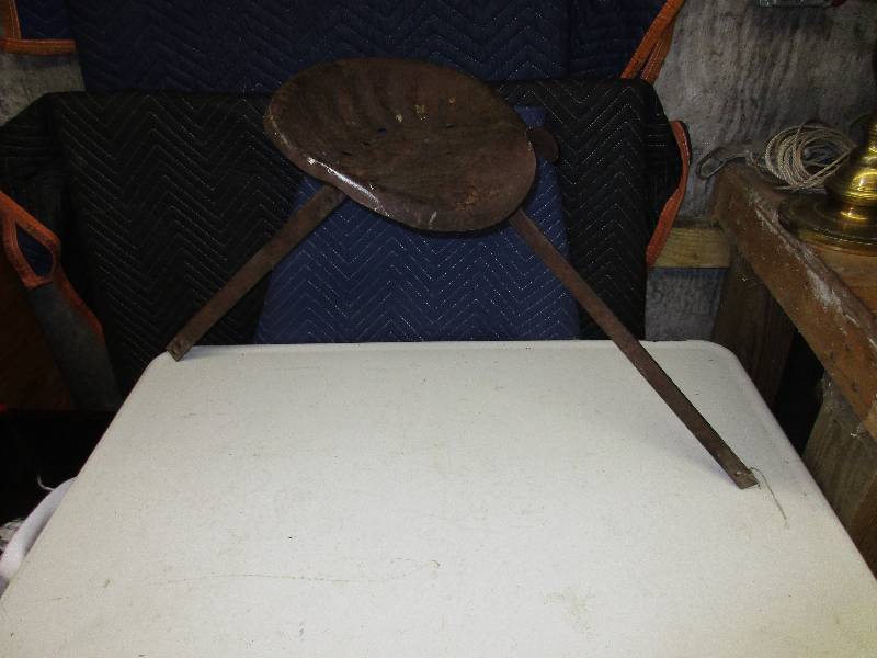 Iron tractor seat...
