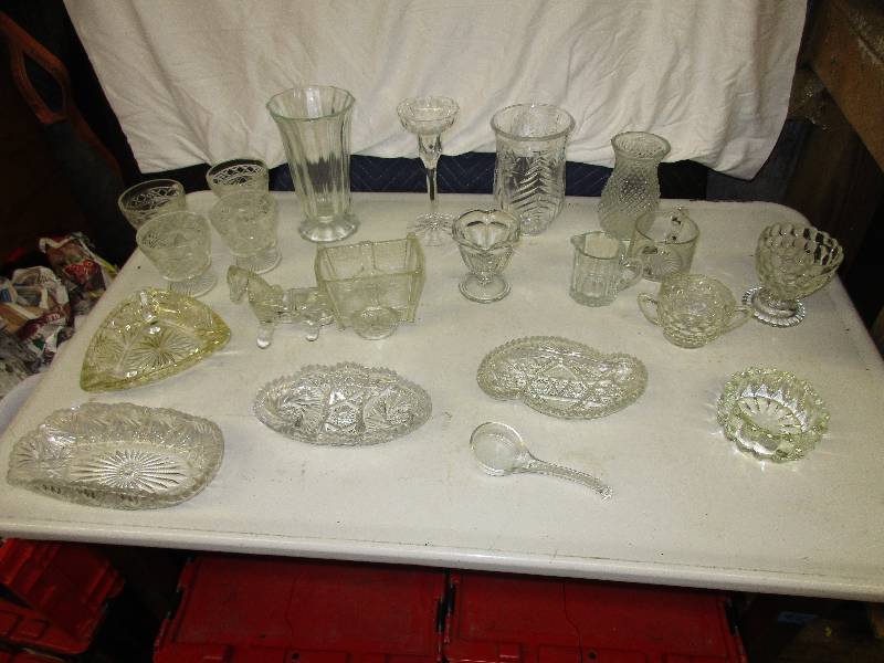 Vintage clear glass...