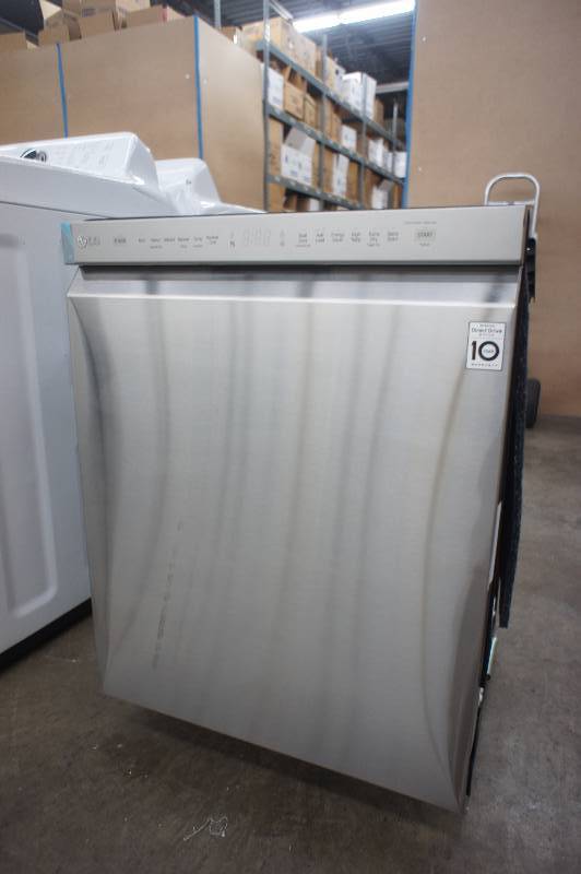 lot 10 image: New - Scratch & Dent LG Model # (LLDF5545ST) - 23.7 Built-in Dishwasher - Stainless Steel  -Tested Works - MSRP $ 999.99