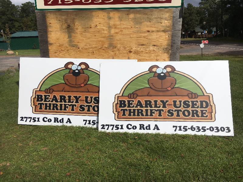 lot 1 image: Aluminum Composite Signs - 84 x 48