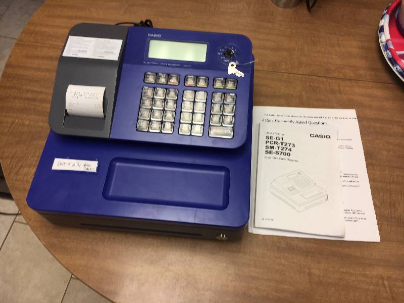 lot 6 image: Casio Cash Register