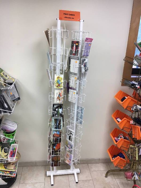 lot 13 image: Swivel Card Rack w Contents