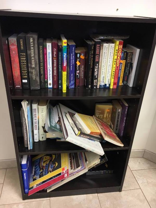 lot 24 image: Bookcase & Books
