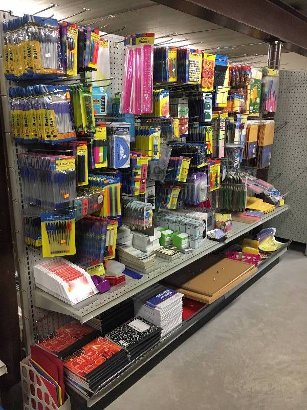 lot 156 image: 8 Double Sided Gondola Shelving