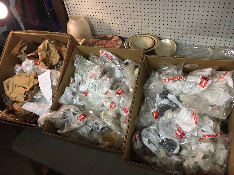 lot 341 image: 3 Boxes of Misc Hardware