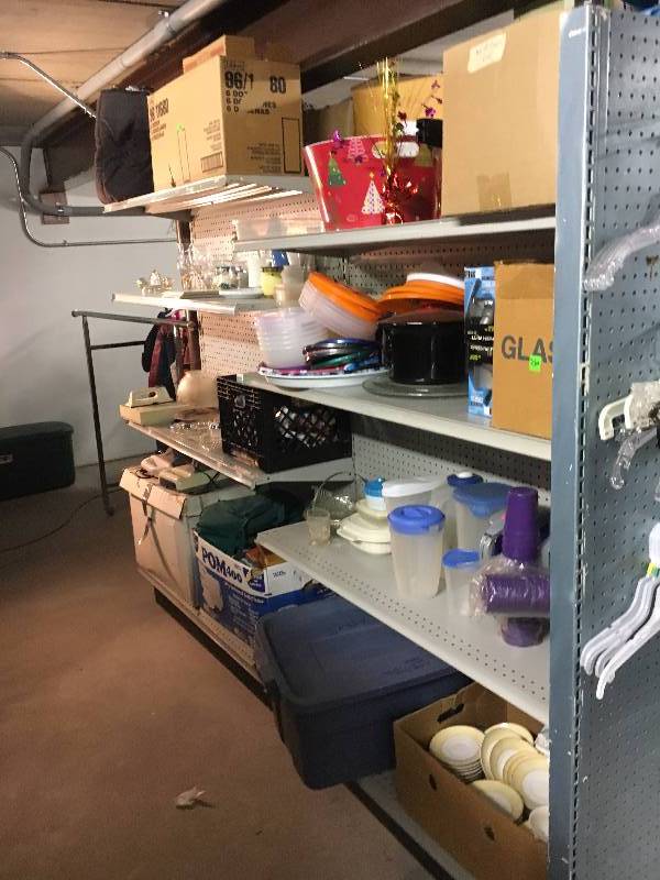 lot 350 image: LARGE Lot of all Contents of Shelving