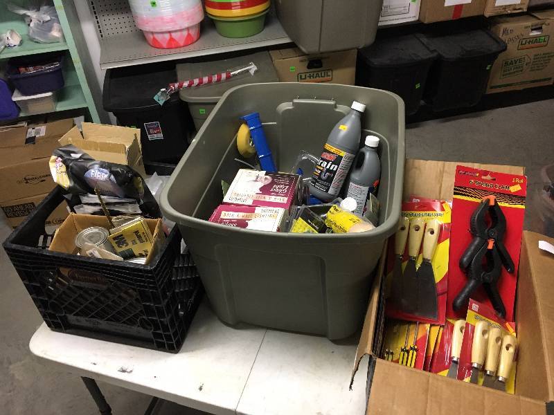 lot 351 image: Large Lot of Misc Hardware and Tools