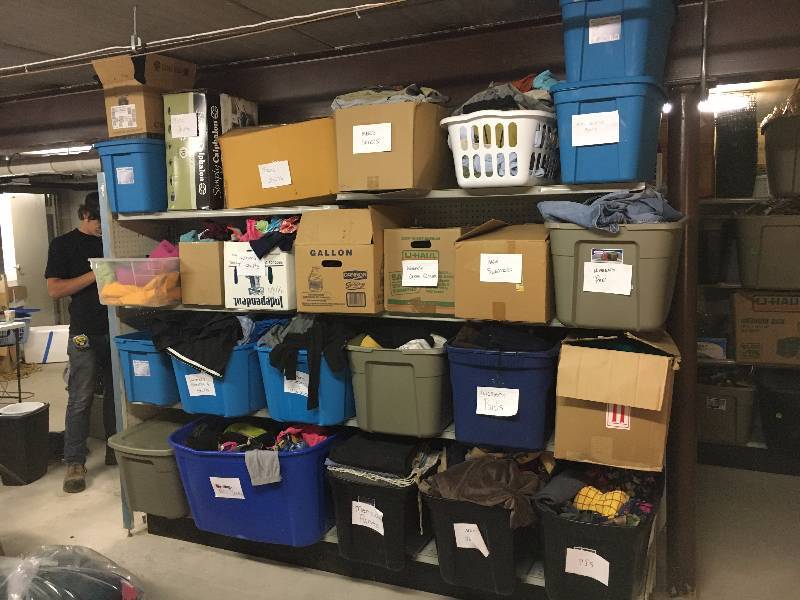 lot 354 image: 8 Double Sided Gondola Shelving w End Cap and Faceouts