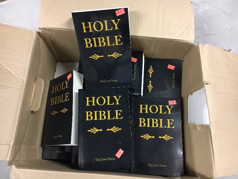 lot 382 image: Lot of New Bibles