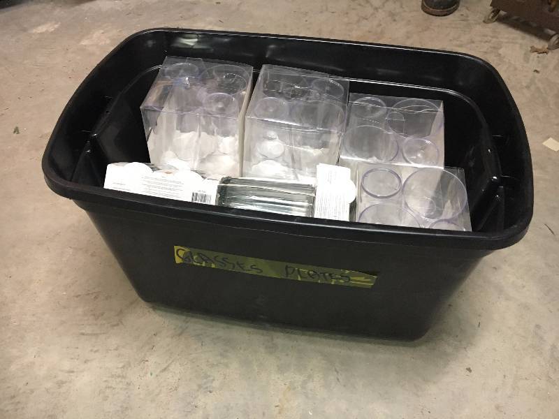 lot 203 image: Glass Cups & Plates