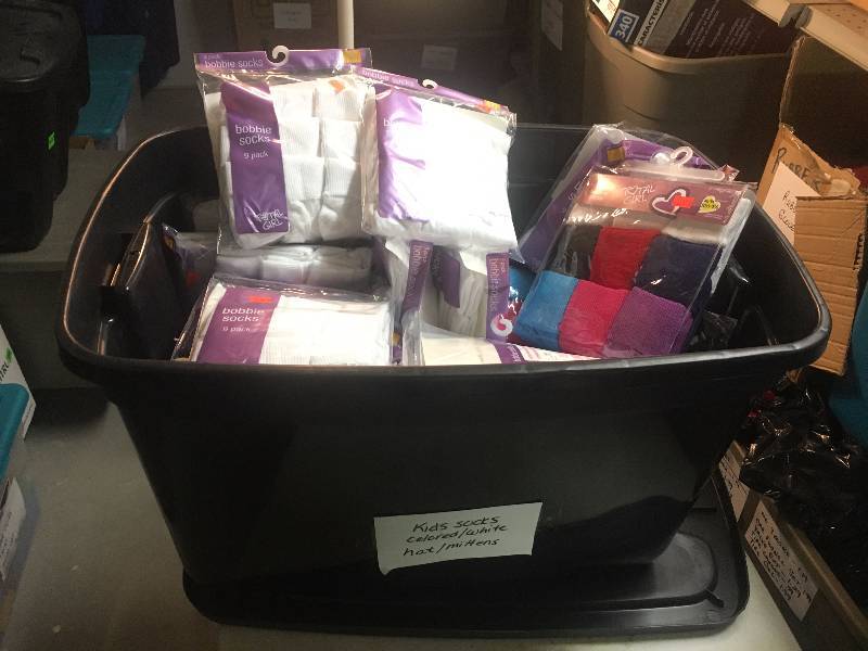 lot 267 image: Tote of Kids Socks