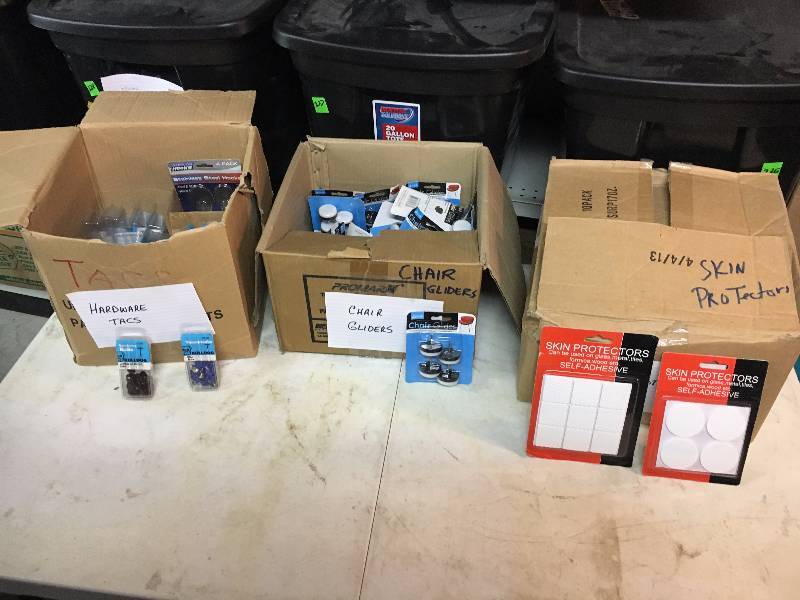 lot 283 image: 3 Boxes of Hardware