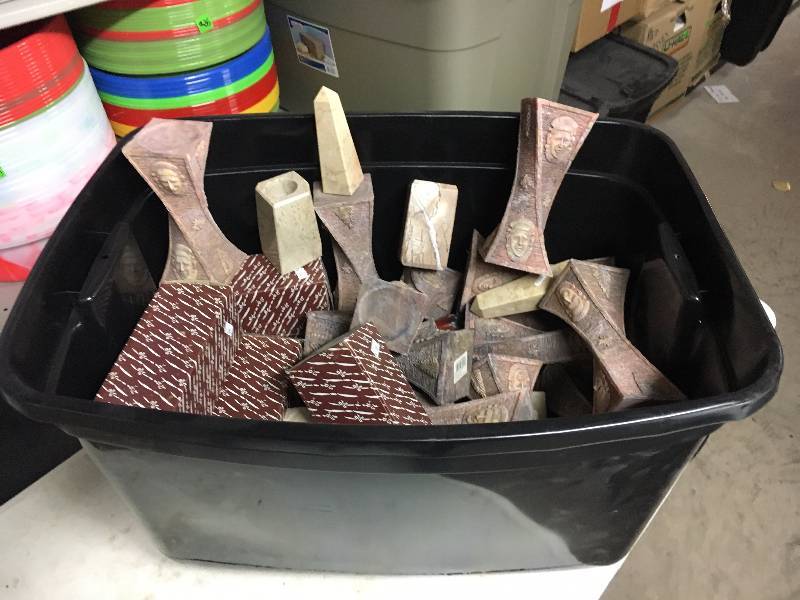 lot 295 image: Tote of Candle Holders