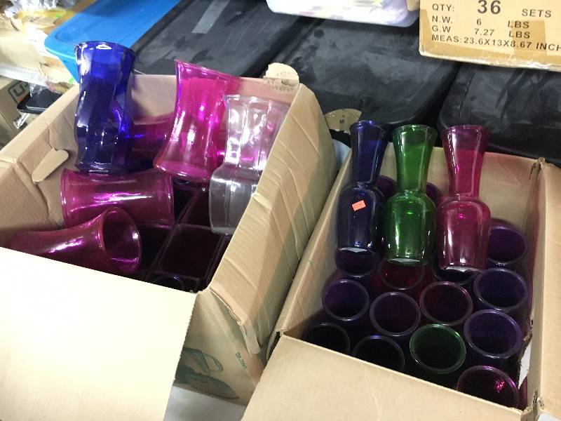 lot 303 image: 2 - Boxes of Vases