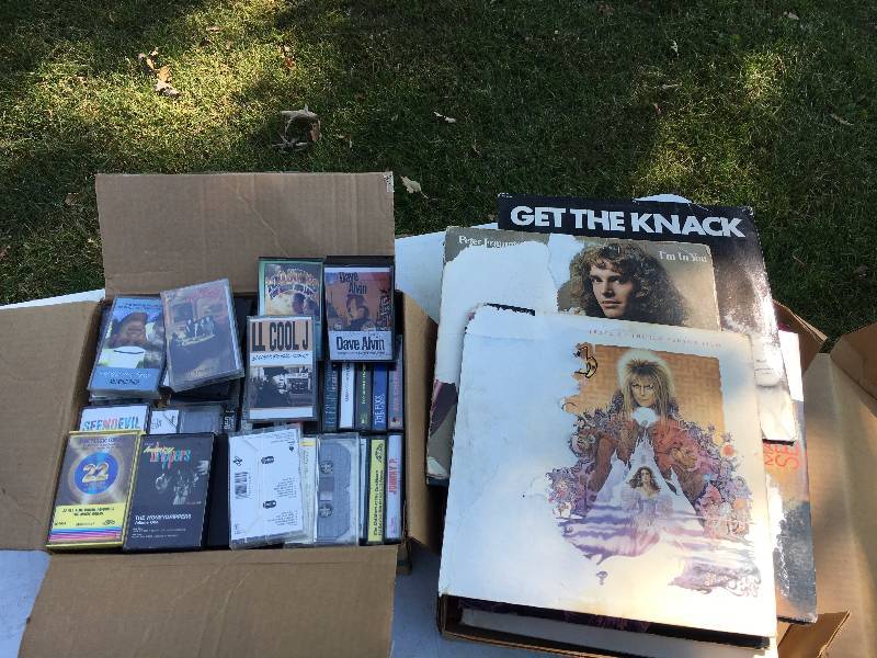 Vintage Tapes and Records