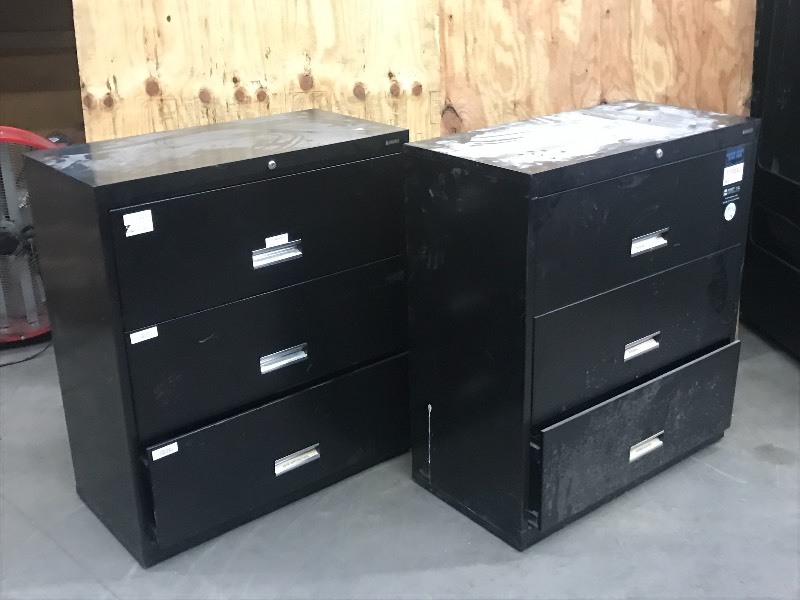 lot 13 image: (2) Steel File Cabinets