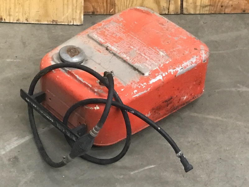 lot 42 image: Chrysler Boat Motor Tank