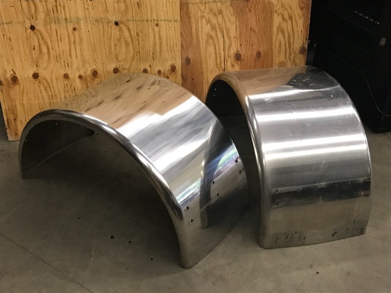 lot 54 image: Stainless Steel Truck Fenders
