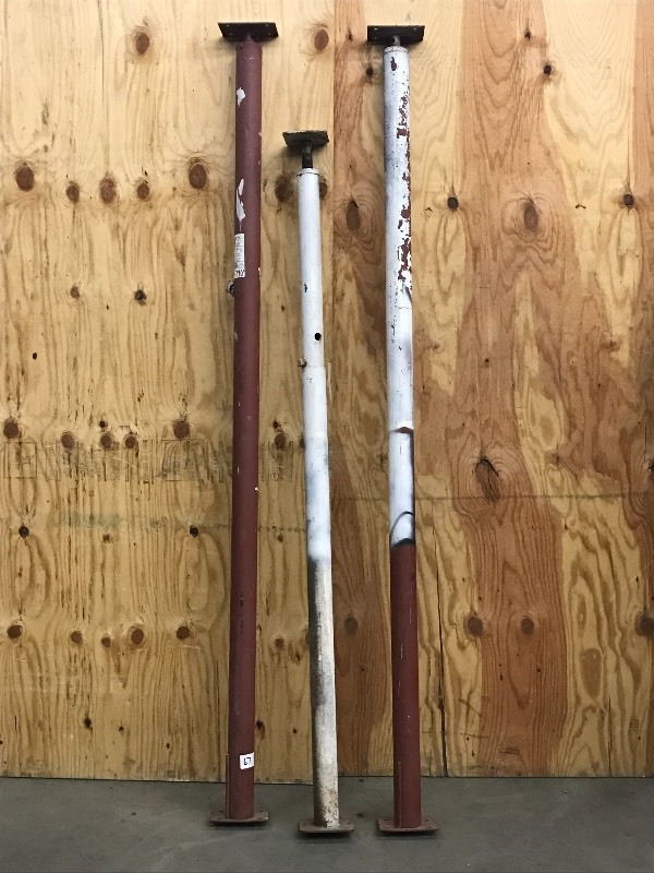 lot 67 image: (3) Steel Support Beams