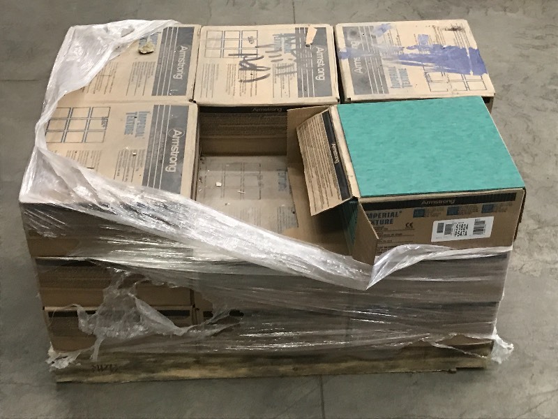 lot 92 image: (17) Boxes Of Vinyl Tile