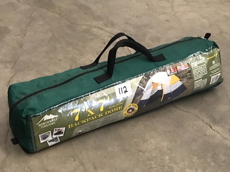 lot 112 image: Backpack Dome Tent