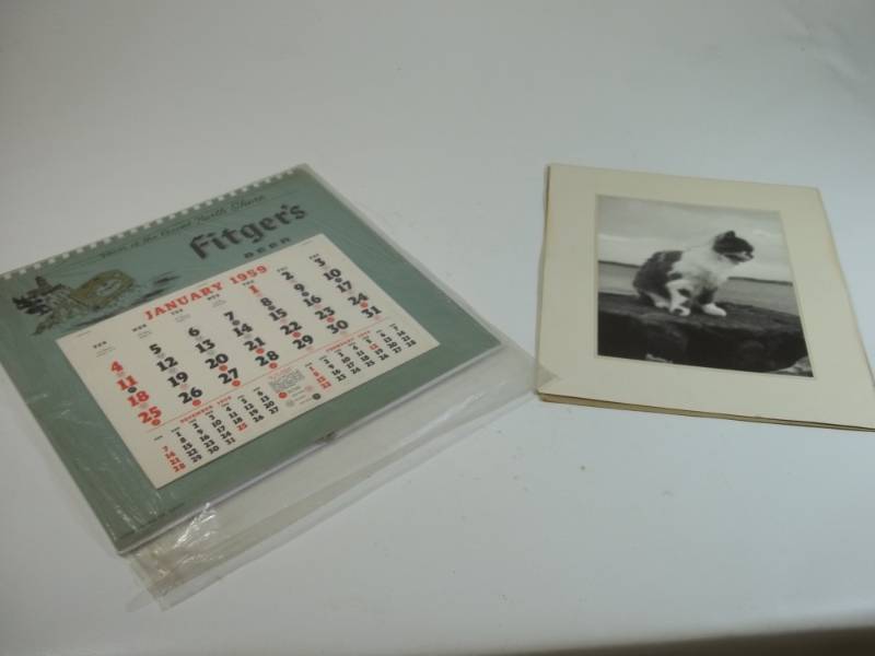 lot 29 image: Fitgers Beer Calendar 1959 and print