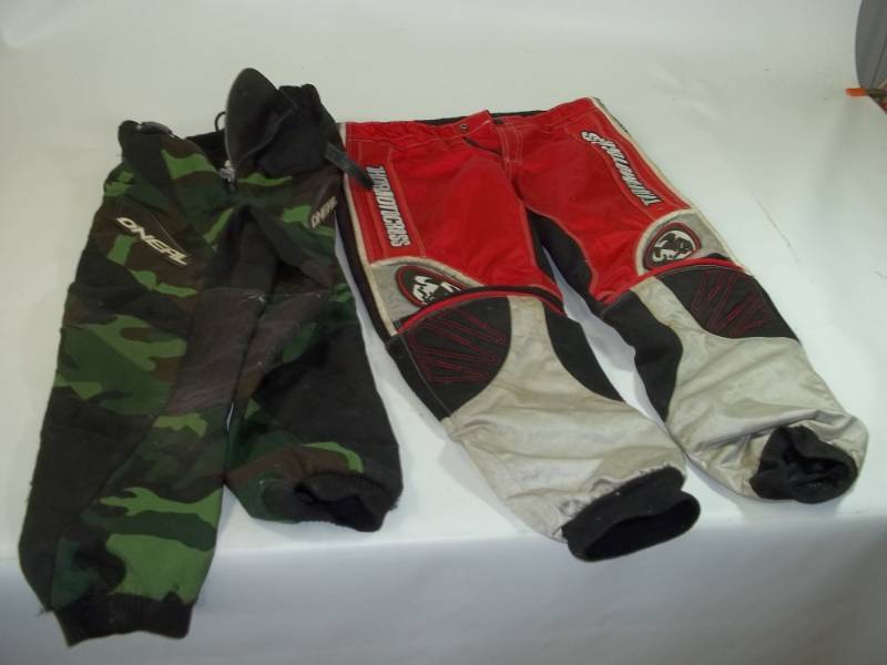 lot 64 image: 2 Pair Motocross Pants  size 810  1011