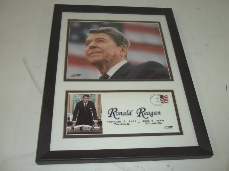 lot 79 image: Ronald Reagen Framed Print