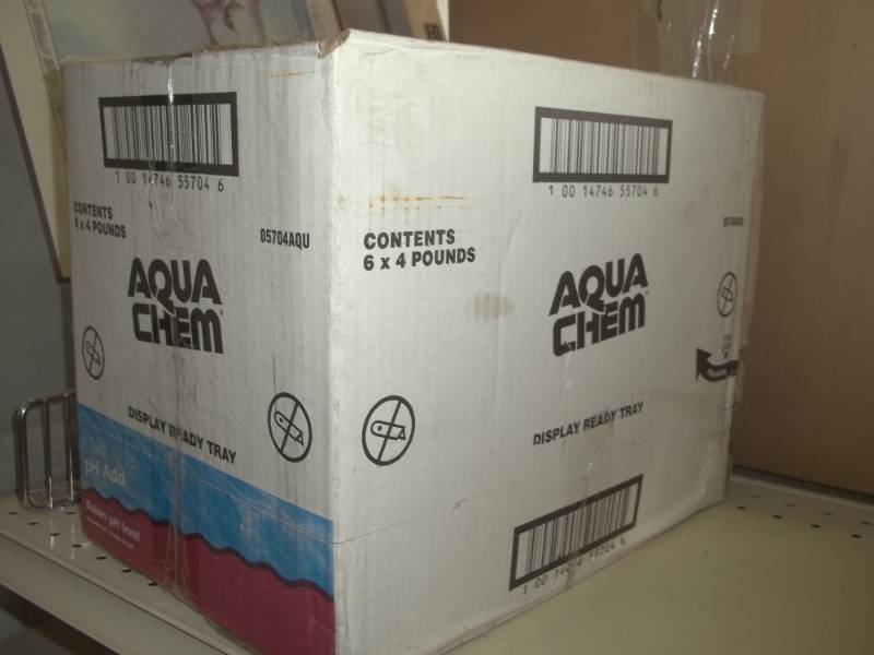 lot 81 image: 24 pounds of Aqua Chem PH Add
