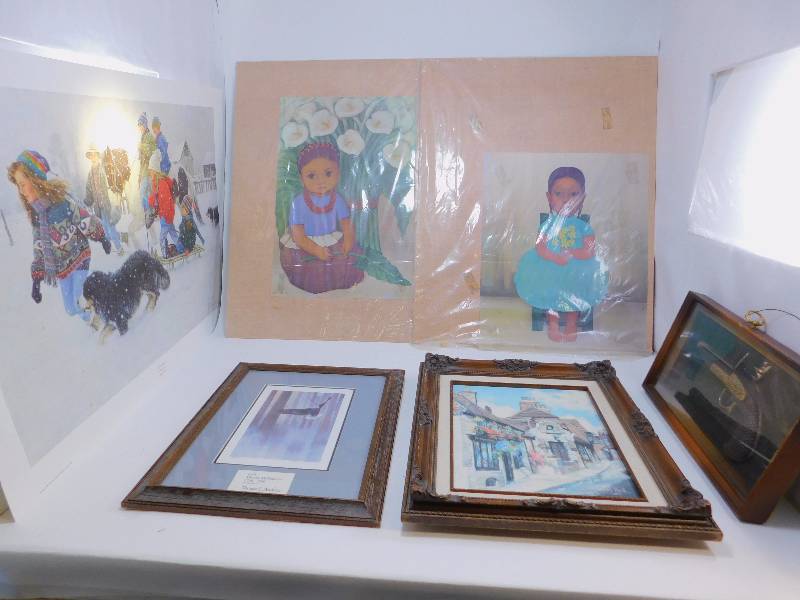 lot 16 image: Lot of (6) Prints - Framed