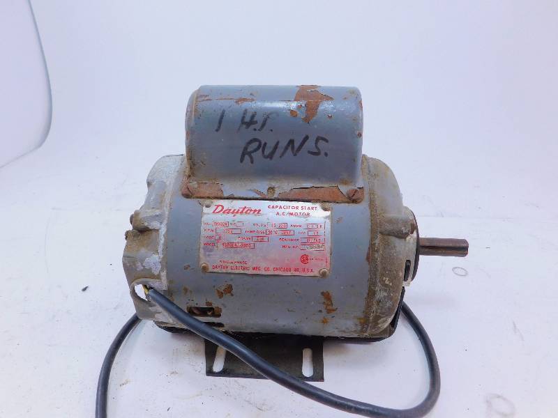lot 88 image: Dayton 1hp Electric Motor