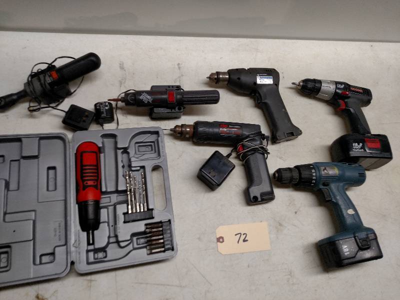 lot 72 image: Asstd Cordless Drills & Drivers...