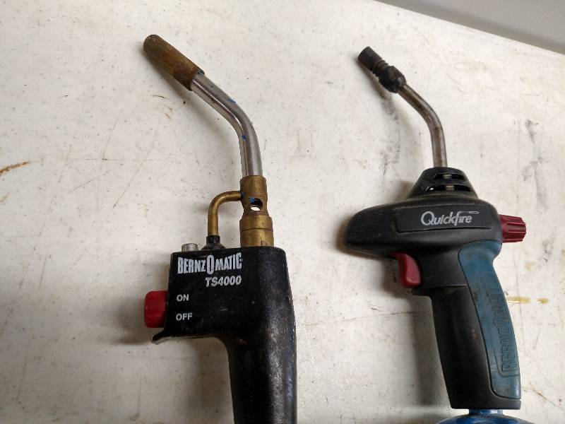 lot 75 image: (2) Propane Torches with Bottles...
