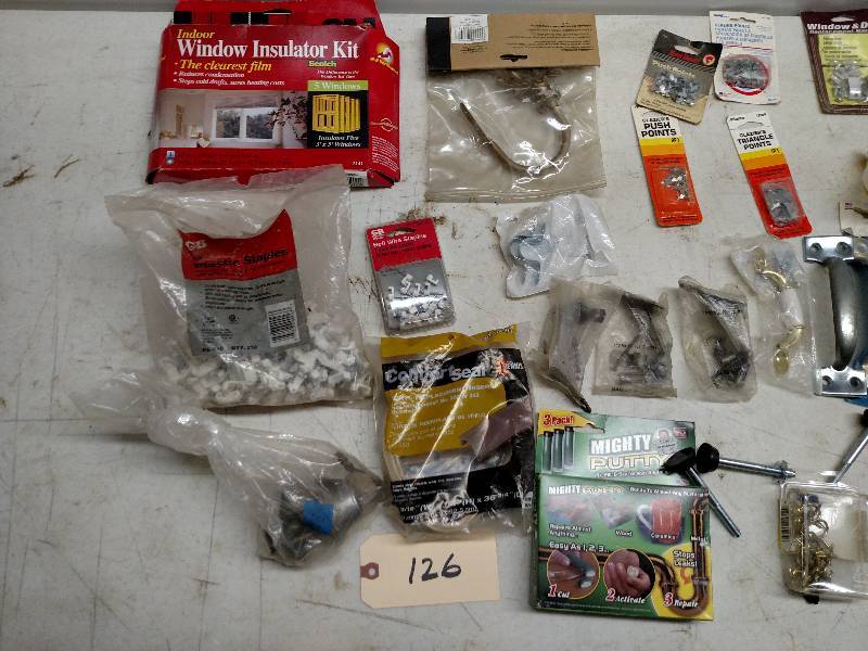 lot 126 image: Asstd Hardware...
