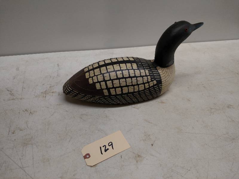 lot 129 image: Wooden Loon ...