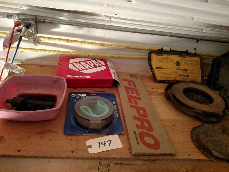 lot 147 image: Asstd Auto Parts on 1 Shelf & In 1...