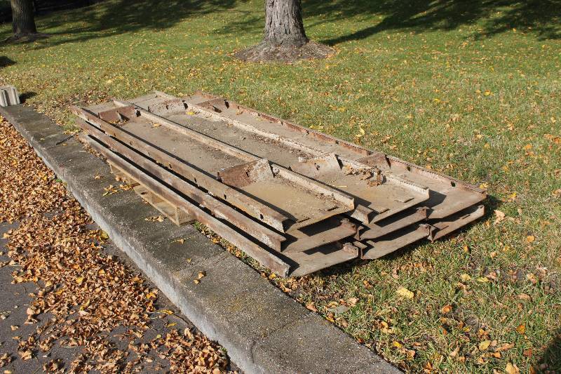 lot 59 image: Lot of (8) Cement Forms