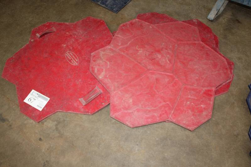 lot 67 image: Lot of (3) Ultra Surface Cement Texture Stamps