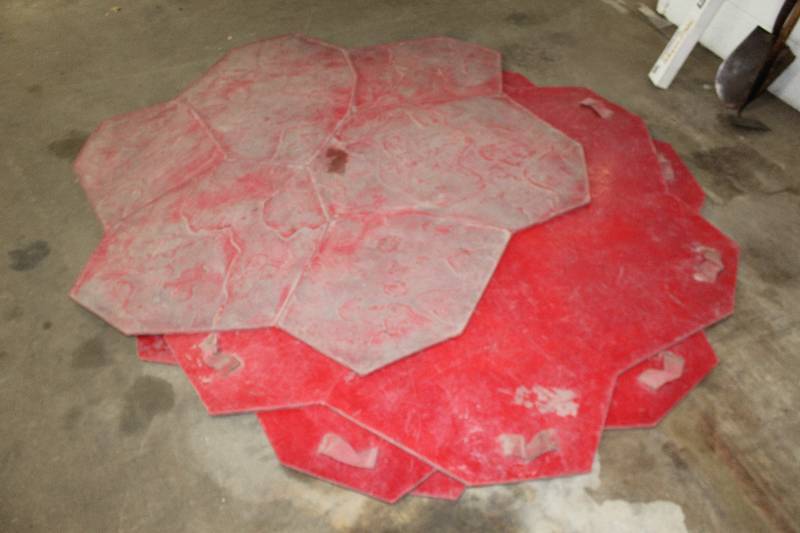 lot 70 image: Lot of (4) Cement Texture Stamps