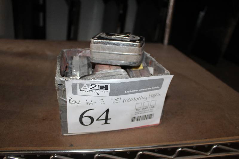 lot 64 image: Lot of (5) 25ft. Tape Measures